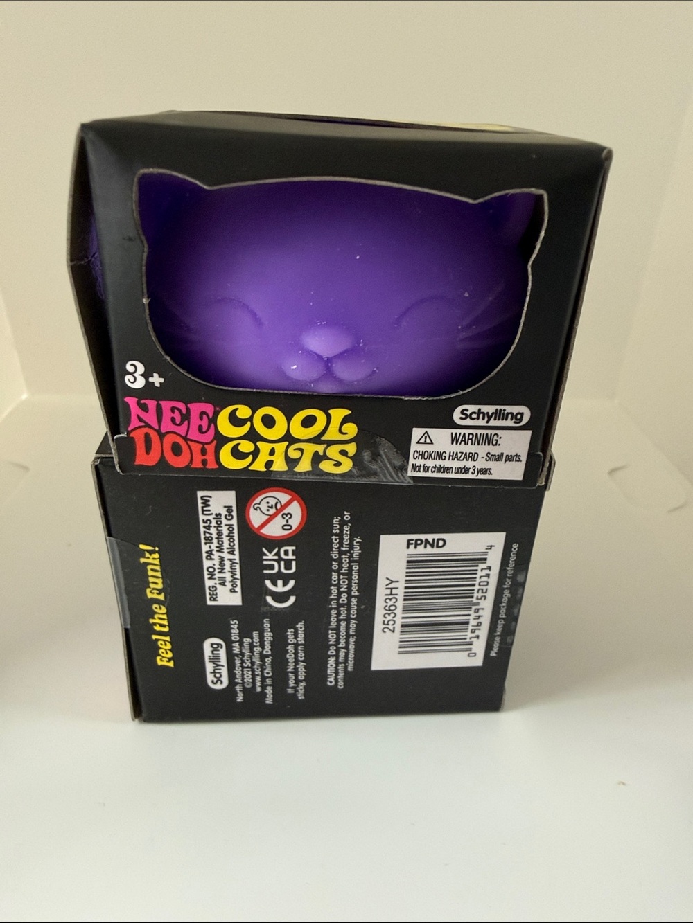 Nee Doh Cool Cats Fidget Toy ~ Purple ~ Lot of 1 Only